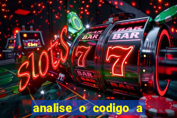 analise o codigo a seguir 1 import javax.swing.joptionpane